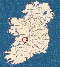 Map of Ireland